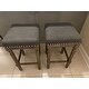 Gracewood Hollow Renate Brown and Grey Counter Stools (Set of 2)