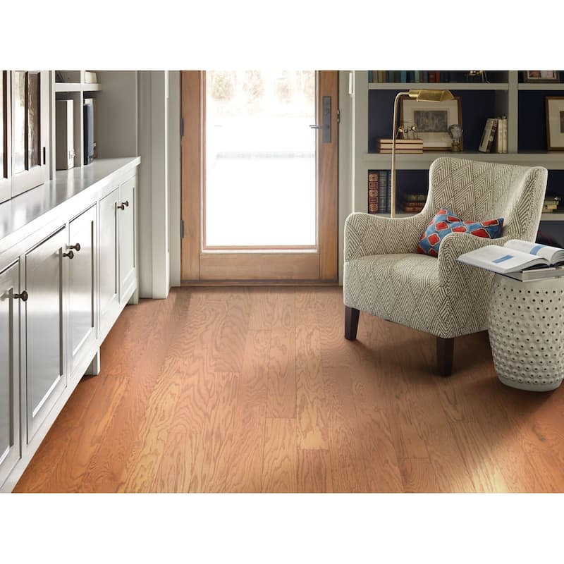 Shaw Albright Oak 5" Wide Smooth Engineered Red Oak Hardwood Flooring