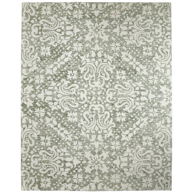 HomeRoots Floral Traditional Rectangle Area Rug