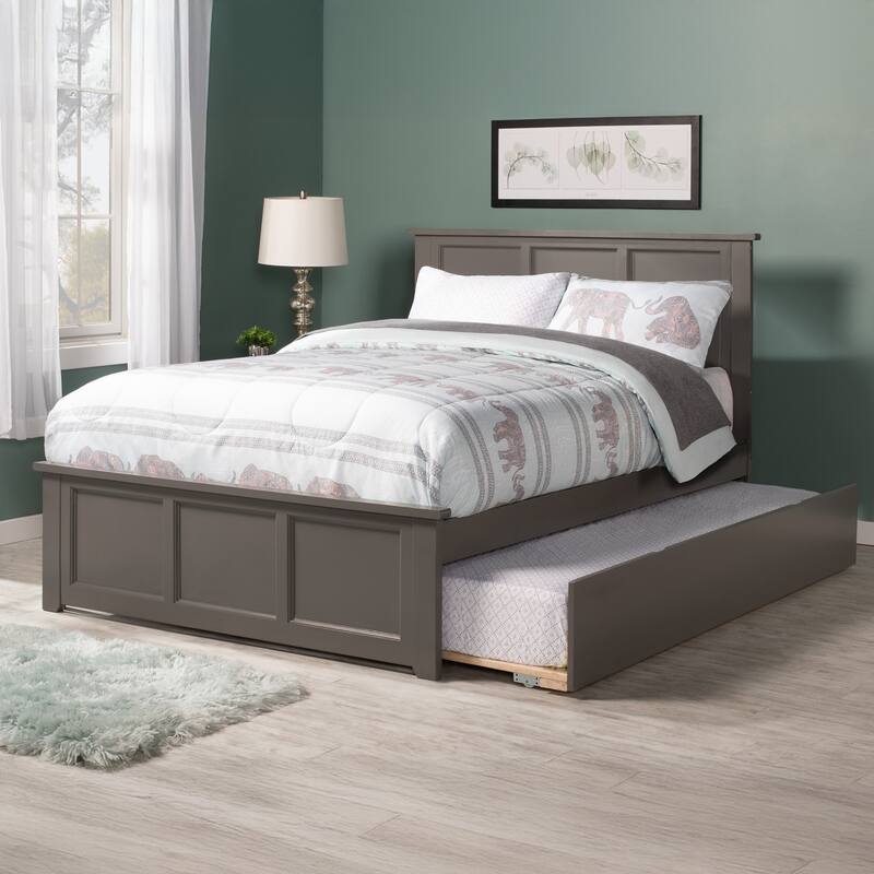 AFI Madison Platform Bed with Matching Footboard & Trundle