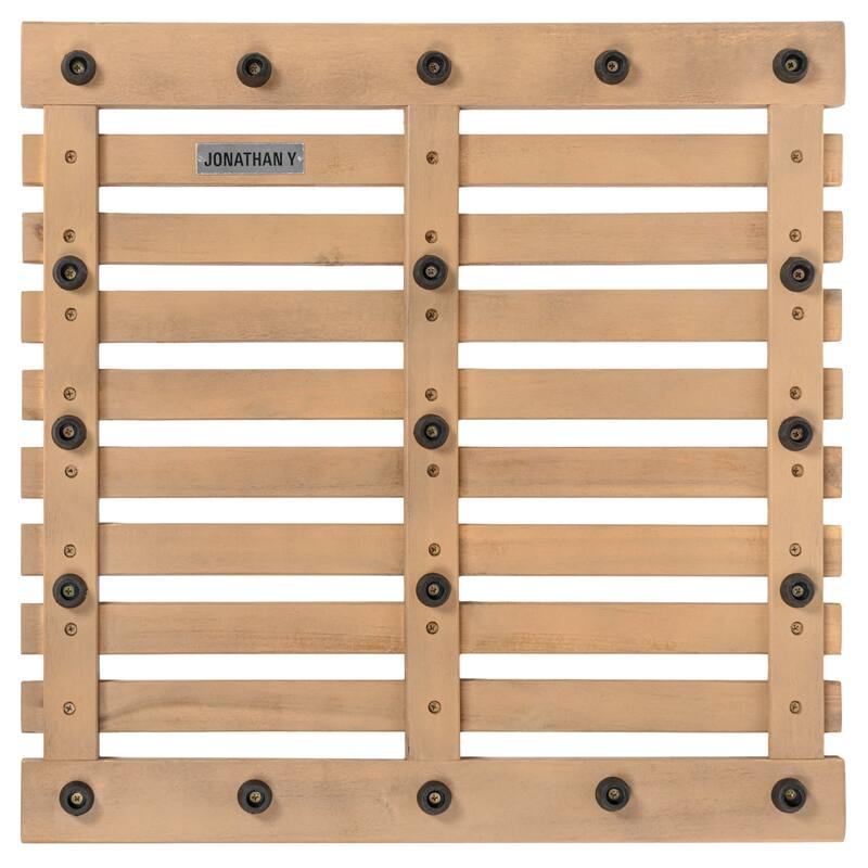 Paige Acacia Wood Slat Natural Indoor/Outdoor Shower Mat