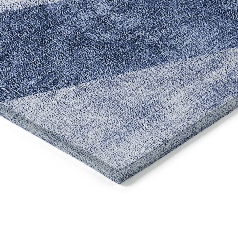HomeRoots Geometric Transitional Rectangle Outdoor Rug