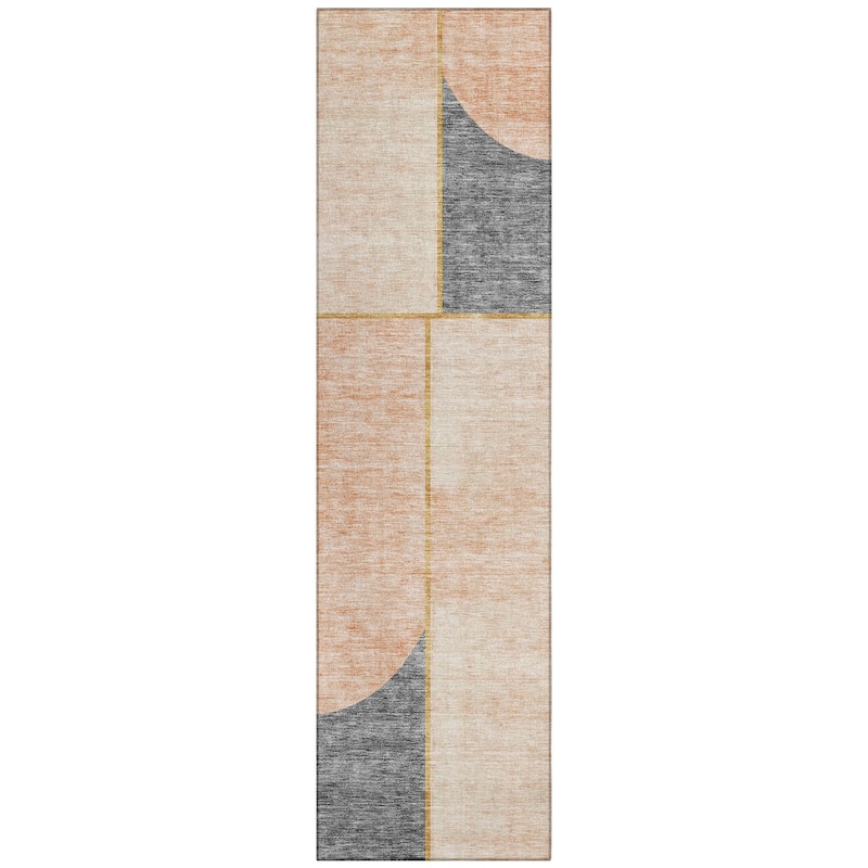 Machine Washable Indoor/ Outdoor Chantille Simple Modern Rug