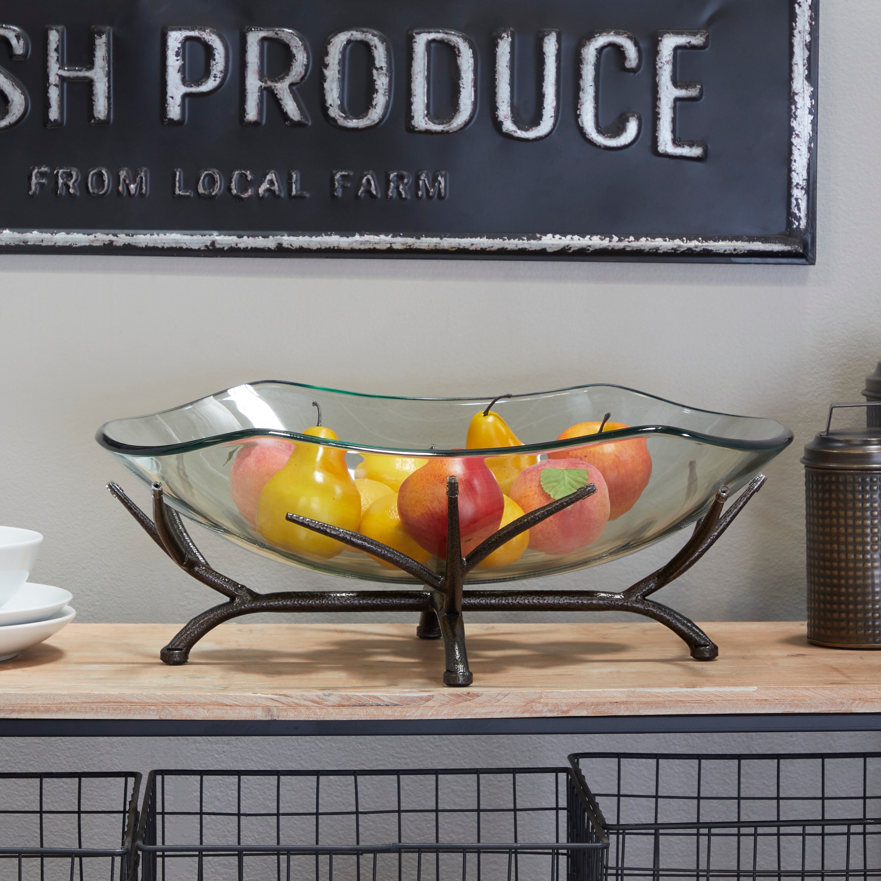 Serving bowl store stand