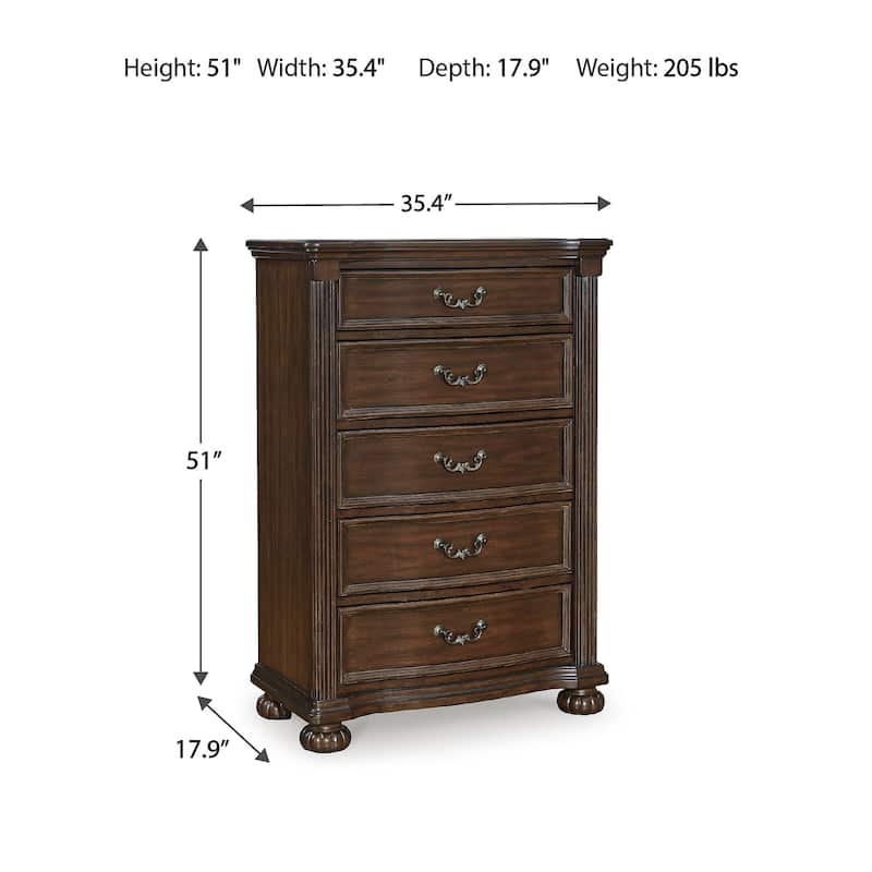 Signature Design by Ashley Lavinton Brown Chest of Drawers