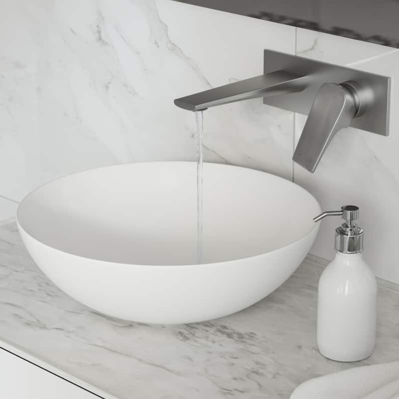 Monaco Single-Handle Wall-Mount Bathroom Faucet