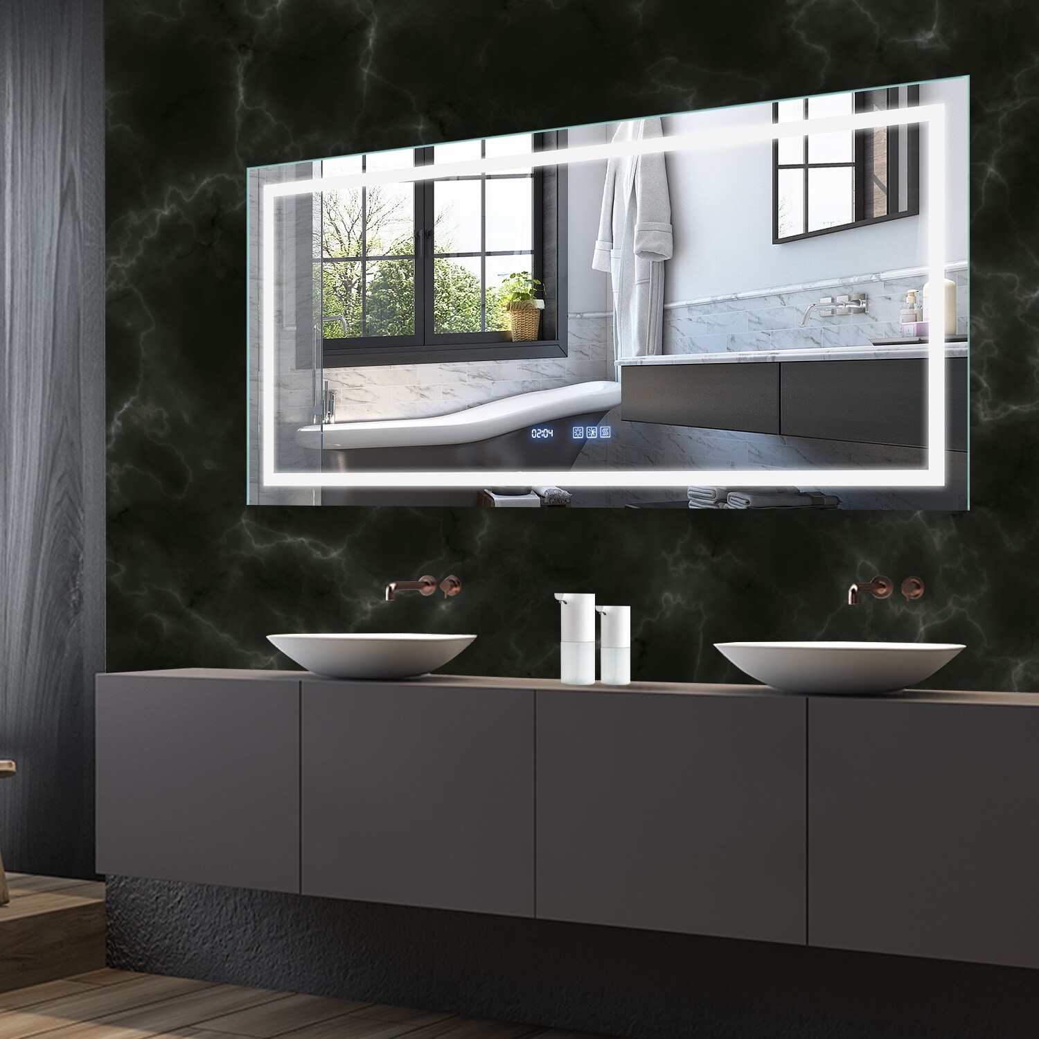 60 inch backlit mirror on sale