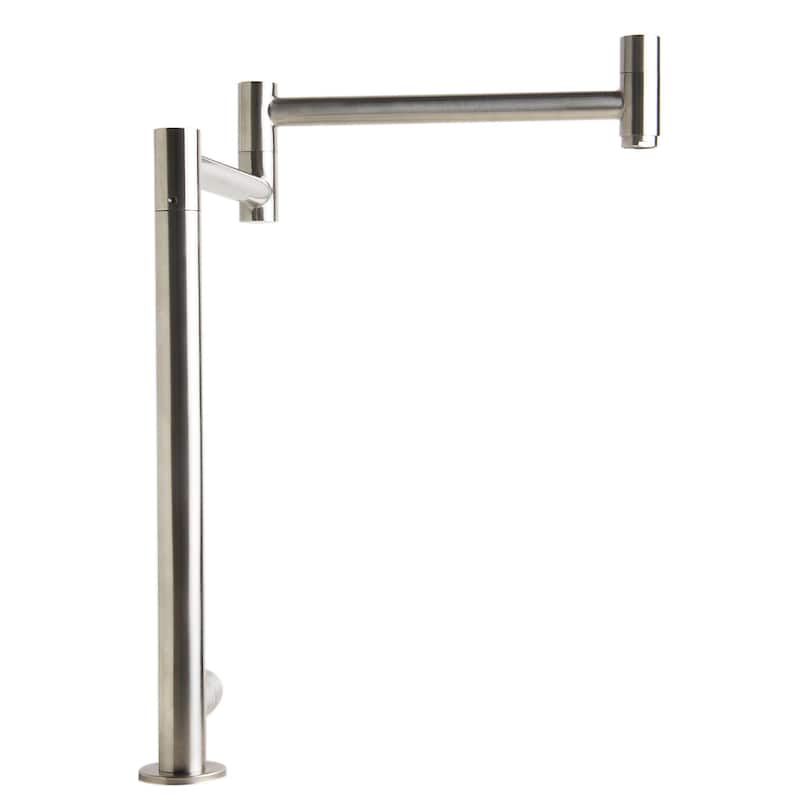 ALFI Brand AB5018-BSS Retractable Pot Filler Faucet