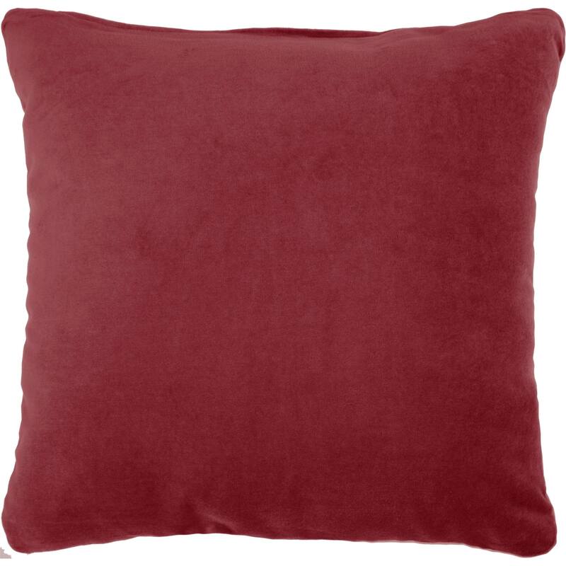 Red Velvet Modern Throw Pillow Bed Bath & Beyond 39555623