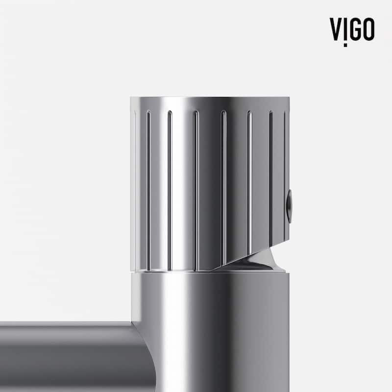 VIGO Ashford 8" H Single Handle Single Hole Bathroom Faucet