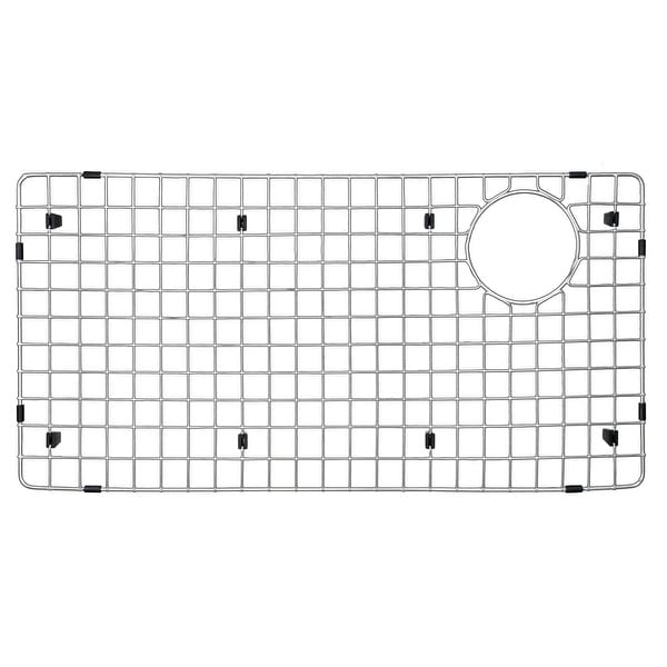 Karran GR-6020 Stainless Steel Bottom Grid 13-3/4" x 27-3/4" fits on QT-722 and QU-722. Opens flyout.