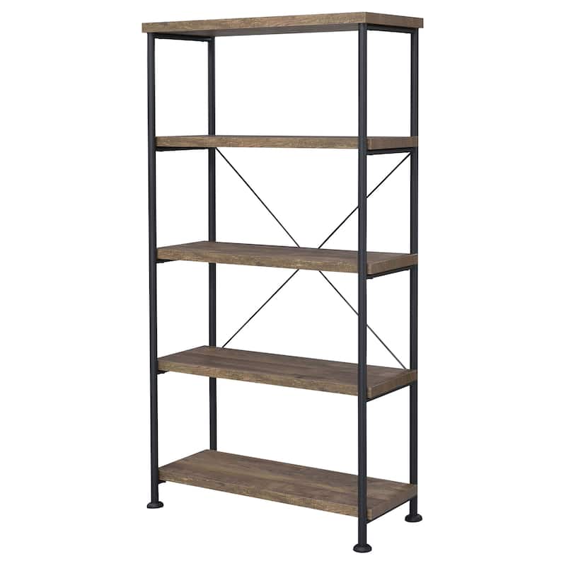 Analiese Farmhouse 63-inch 4-shelf Bookshelf - 31.50" x 14.25" x 63.00"