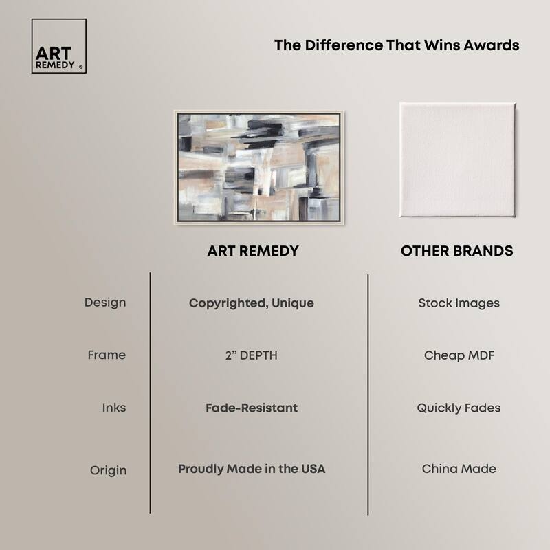 Neutral Nirvana Canvas by Art Remedy