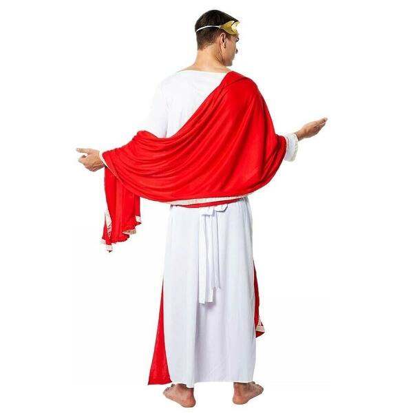 Roman Emperor Costume Adult Caesar Toga Halloween Fancy Dress