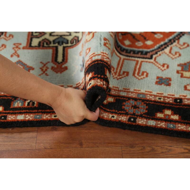 Khotan Indian Accent Rug Hand-Knotted Wool Carpet - 2'11"x 5'1"