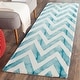 preview thumbnail 7 of 121, SAFAVIEH Dip Dye Marybeth Hand-tufted Wool Chevron Area Rug