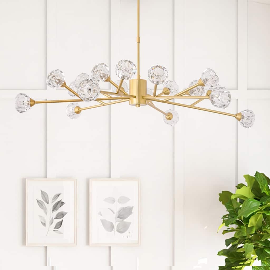 Maxax 18 - Light Dimmable Sputnik Modern Linear Chandelier