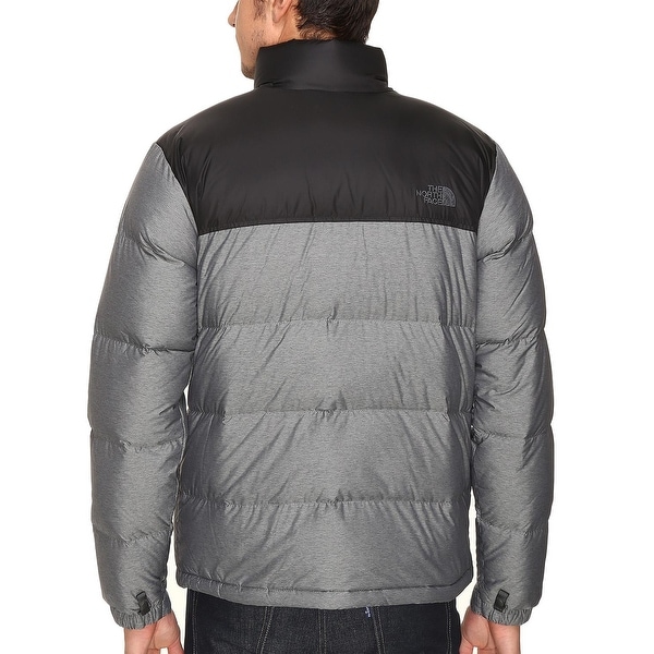 north face puffer grey