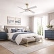 preview thumbnail 14 of 35, GetLedel 56" 4-Blade DC Motor Dimmable LED Ceiling Fan with Remote Control and Light Kit