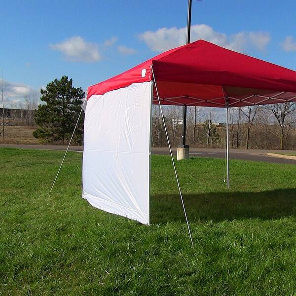 Two Leg Canopy Sunnydaze Sidewall Kit for Straight Leg Canopies - Two 10' Side Walls ...