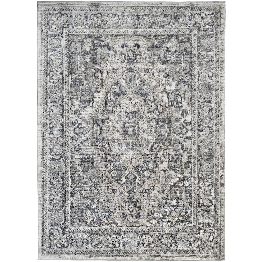 Firenze Palatial Ivory Traditional Oriental Area Rug