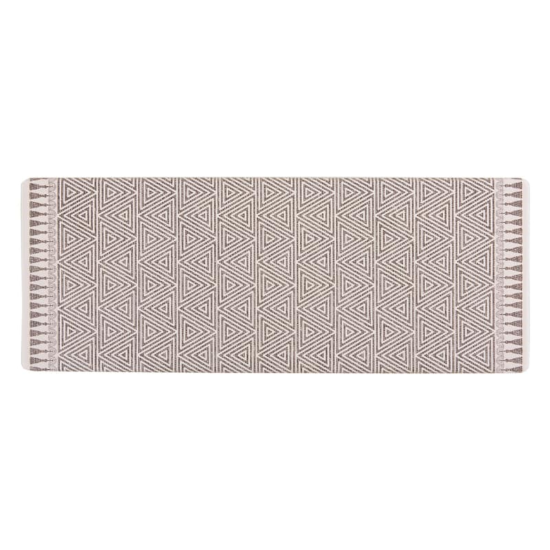 World Rug Gallery Contemporary Geometric Anti-Fatigue Standing Mat