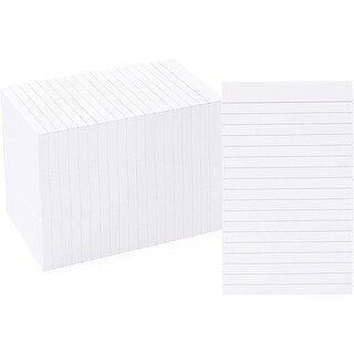 Portrait Style Vertically Ruled Index Cards, Checklist (3 x 5 In, 300 ...
