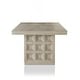 preview thumbnail 5 of 3, Furniture of America Durem II Modern 86-inch Solid Wood Dining Table with Trestle Base