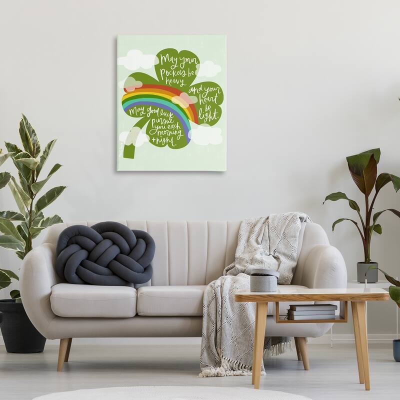 Stupell Uplifting Good Luck Rhyme Canvas Wall Art Design By Mandy Ford Art + Illustration