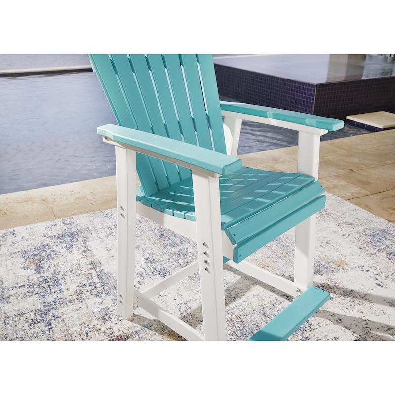 Signature Design by Ashley Eisely Outdoor Counter Height Bar Stool (Set of 2)