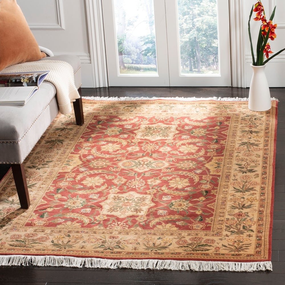 SAFAVIEH Couture Hand-knotted Versailles Nantkea Traditional Oriental Silk Rug