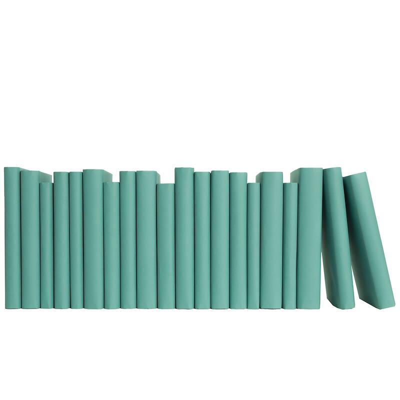 Books Blue Decorative Accessories: Aqua Wrapped Color By The Foot