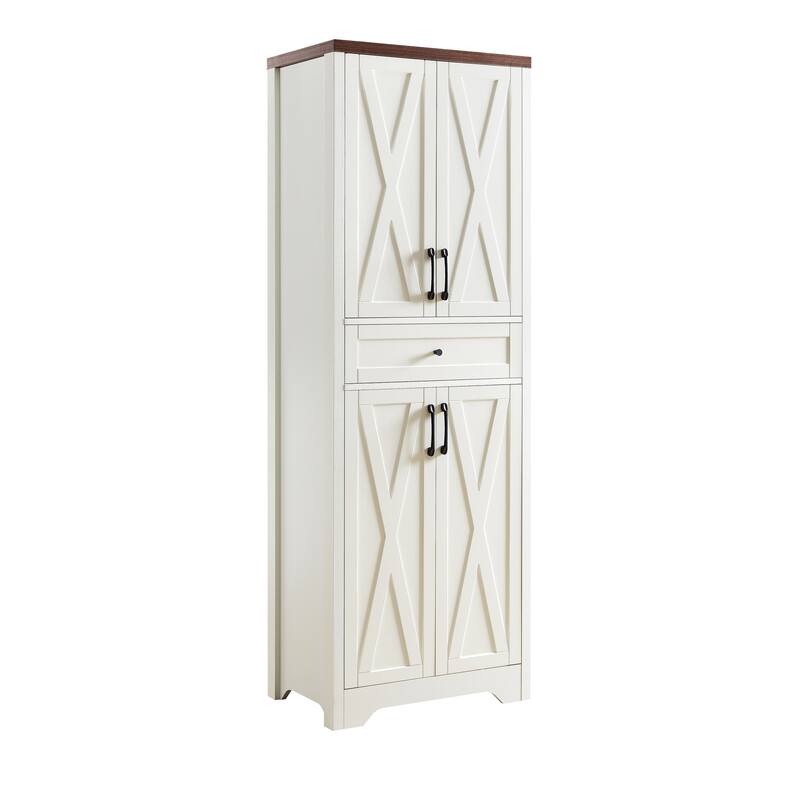68"High Living Room Sideboard, Multi-Functional Cabinet Sideboard, Large Capacity Storage Cabinet, 23.7"L x 15.0"W x 68"H