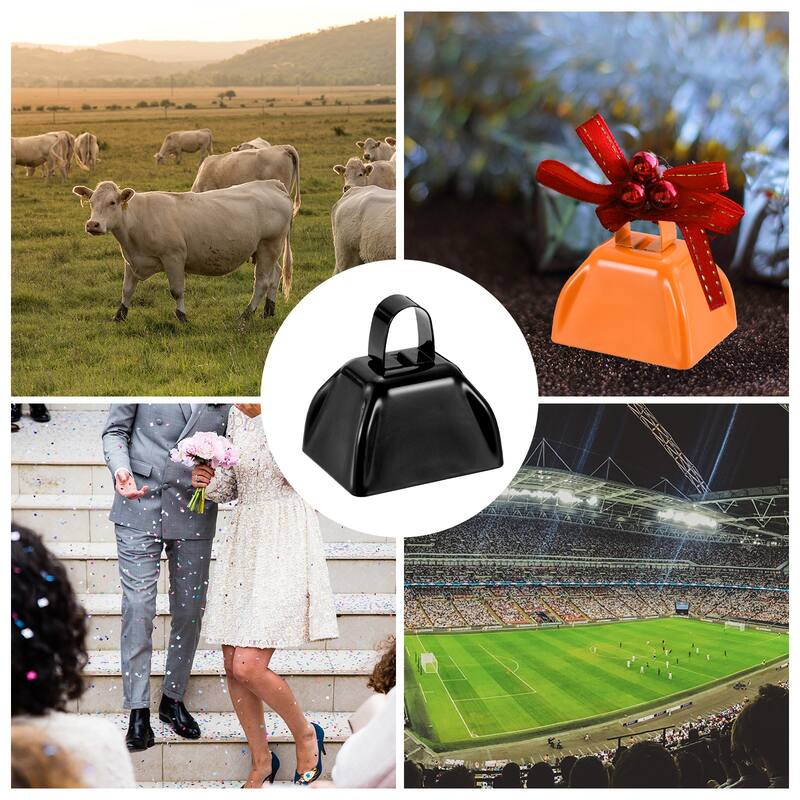 24pcs 3 inch Cow Bells for Football Games Cow Bells for Sporting Events