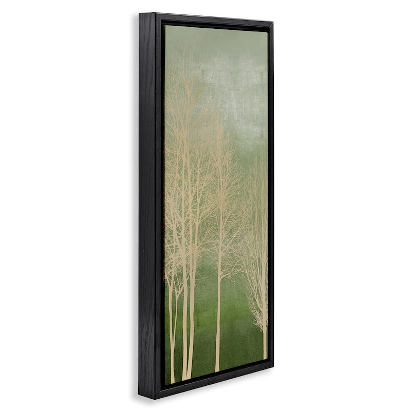 Stupell Subtle Ombre & Tree Framed Floater Canvas Wall Art Design By Kate Bennett