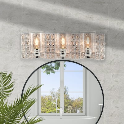 Silver Orchid Schweizer 6-Light Polished Chrome Vanity Light Bath Bar