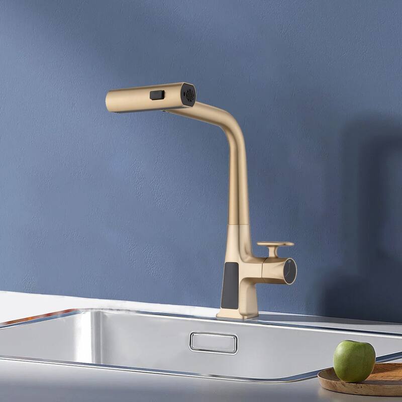 Topcraft Stainless Steel Pull Down Kitchen Faucet