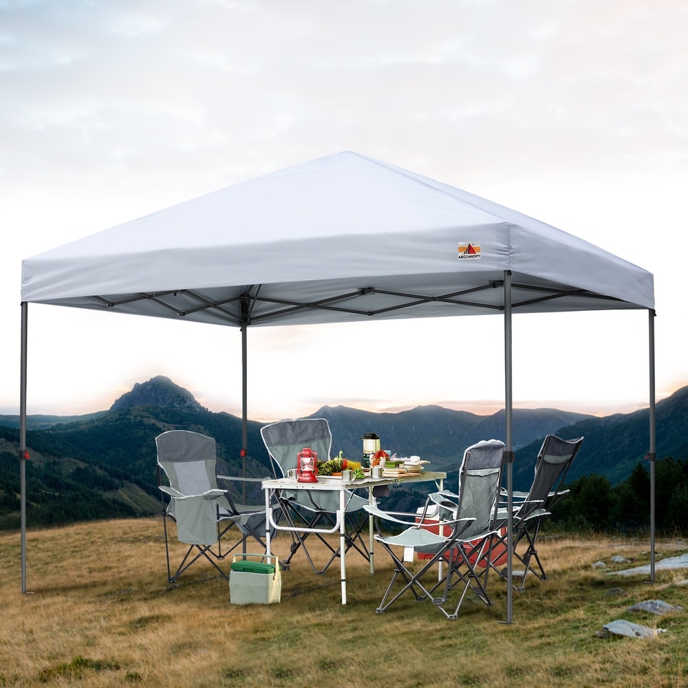 ABCCANOPY Commercial Ez Pop Up Canopy Tent 10x10 Premium-Series, White