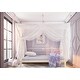 preview thumbnail 1 of 1, Custom Kids Furniture Natural Wood Cameron Low Twin Bed Frame