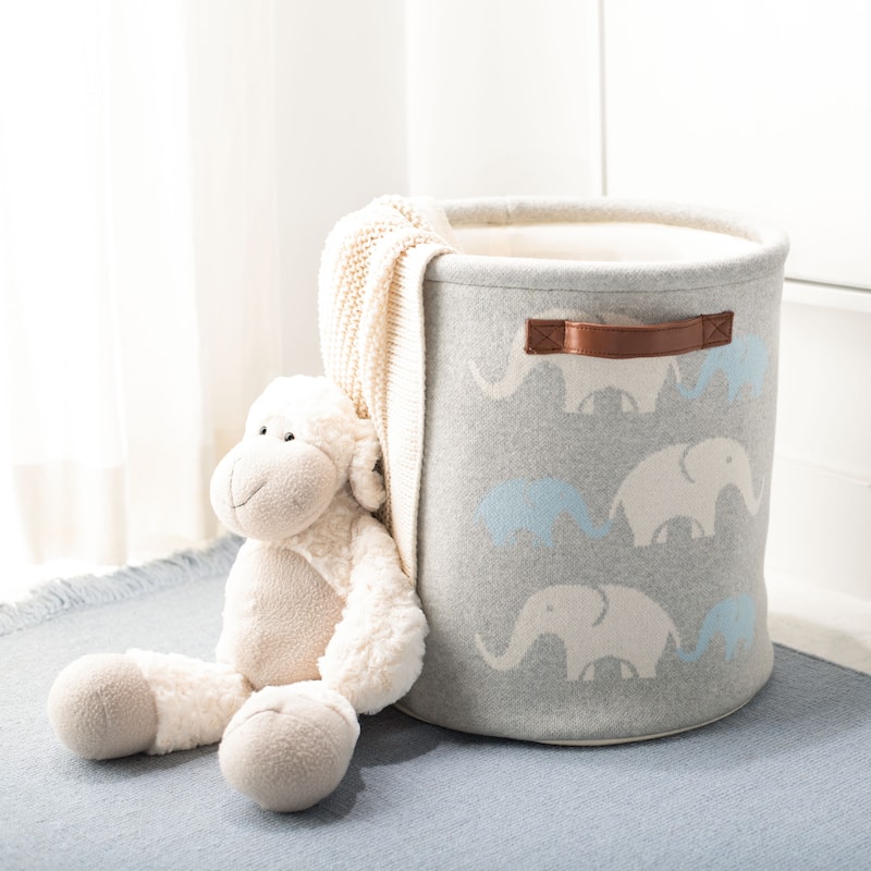 SAFAVIEH Lovisa Baby Elephant Basket - 14Wx14Dx42H