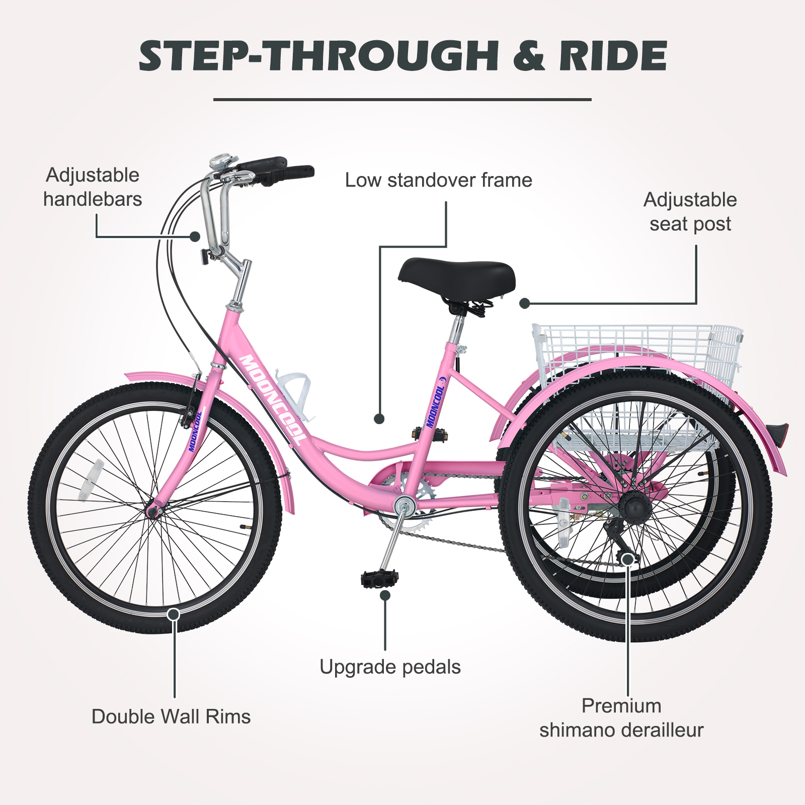 Tricycle parts and accessories outlet