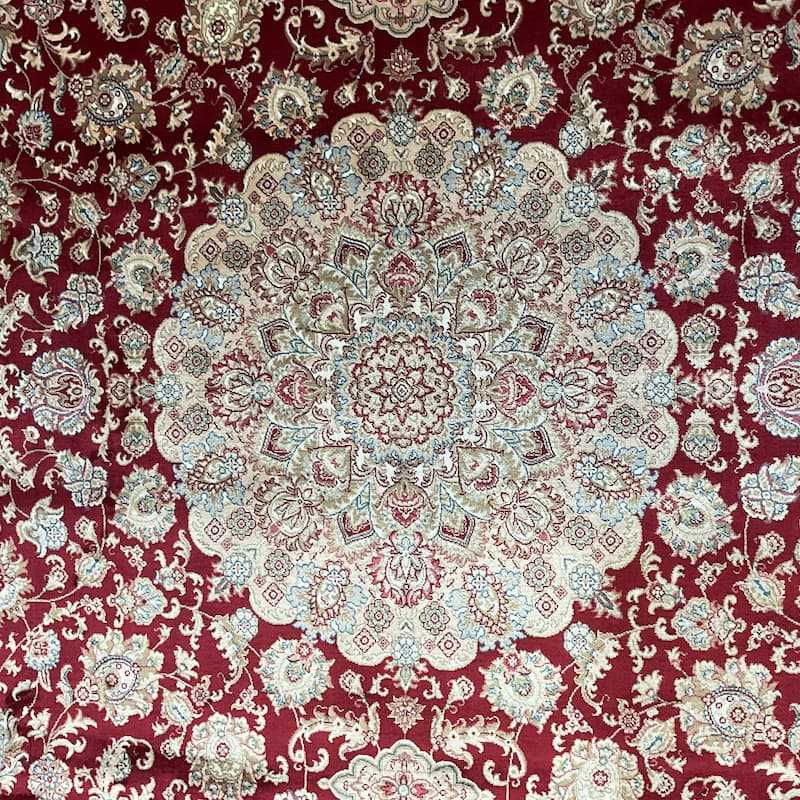HERAT ORIENTAL Handmade 5'1 x 7'8 Kashmiri Silk Rug - 5'1" x 7'8"