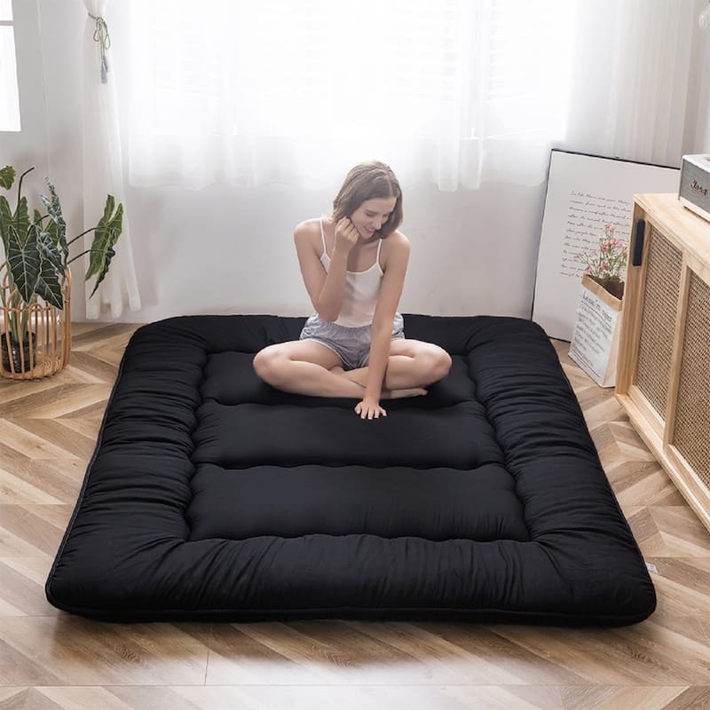Traditional Japanese Foldable & Portable Floor Futon Mattress