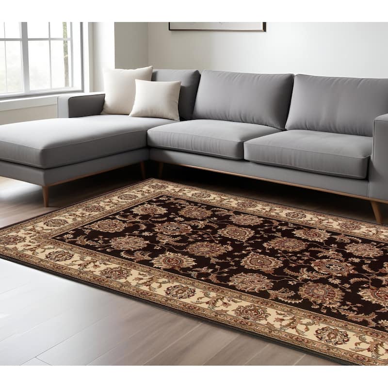 HomeRoots Oriental Traditional Runner Area Rug - 114.00 in. x 78.74 in.  x 0.43 in. - Rectangle