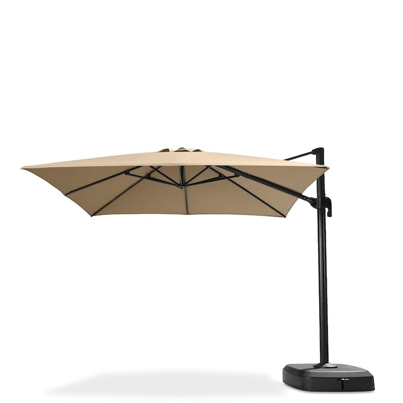 Portofino Comfort Sunbrella Outdoor Patio 10' Resort Umbrella - Heather Beige