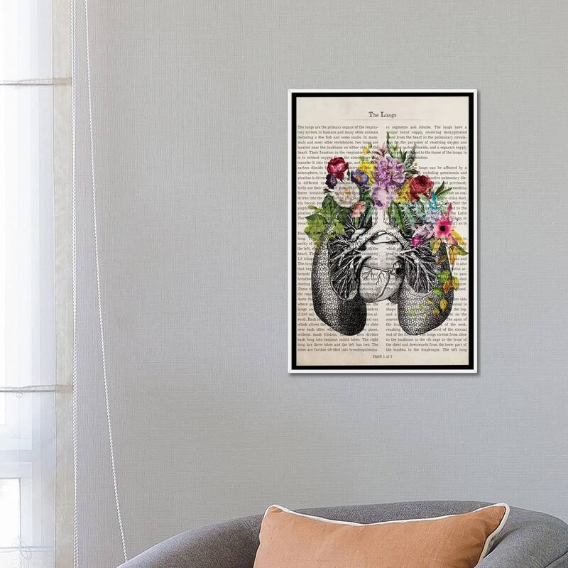 iCanvas "The Lungs" by Aged Pixel Framed Canvas Print