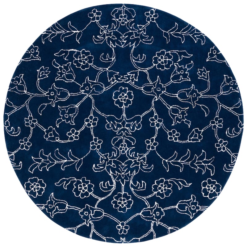 SAFAVIEH Handmade Fifth Avenue Timmie Floral New Zealand Wool