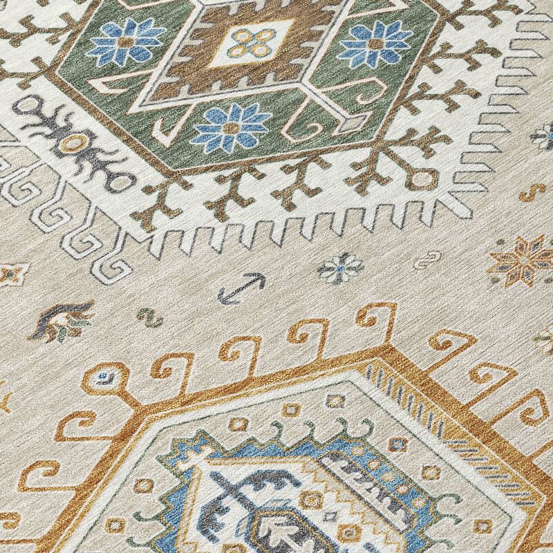 Machine Washable Indoor/ Outdoor Global Akron Chantille Rug