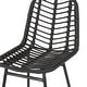 preview thumbnail 8 of 18, Sawtelle Outdoor Wicker Barstools (Set of 2) by Christopher Knight Home