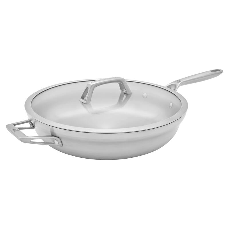 ZWILLING Motion Stainless Steel 5-qt Stainless Steel Deep Fryer with Lid - Stainless Steel - 5-qt